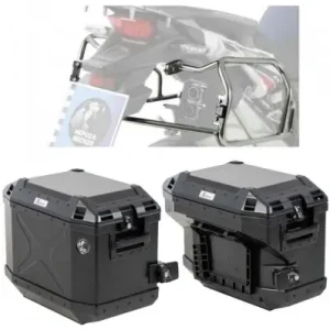 Occasione Set completo telai laterali e valige Hepco & Becker Cutout nere per Triumph Tiger 800 XC dal 2015-