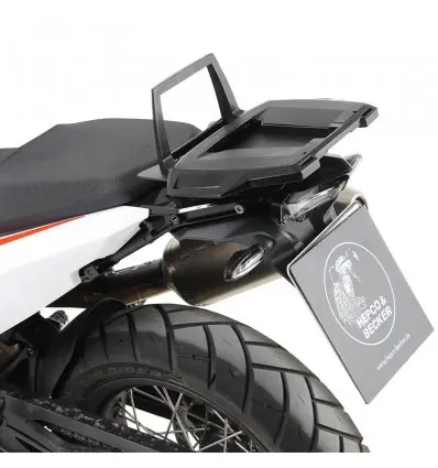 Portapacchi nero Hepco & Becker Alu Rack per KTM 790 Adventure 19-21- Soddisfatti O Rimborsati