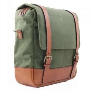 Ultima Occasione Borsa laterale Custom Cafè per BMW R-Nine T verde e marrone-