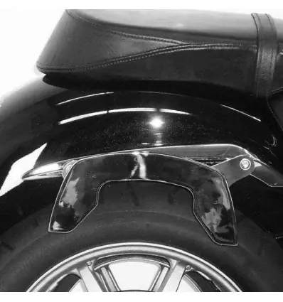 Telai laterali cromati Hepco & Becker C-Bow system per Yamaha XVS 1300 Midnight Star- Esclusivo