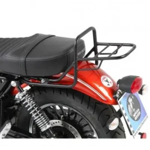 Portapacchi Hepco & Becker Rear Rack per Moto Guzzi V9 Bobber nero sella lunga- Novità