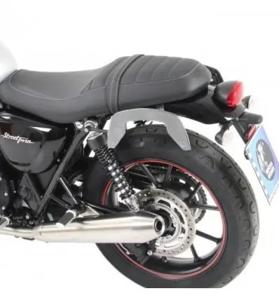 Telai laterali Hepco & Becker C-Bow system cromati per Triumph Street Twin e Speed Twin 900- Promozione Esclusiva