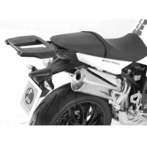 Prezzo Conveniente Portapacchi nero Hepco & Becker Alu Rack per Triumph Speed Triple 1050 08-10-