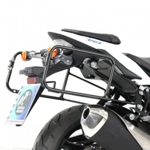 Di Tendenza Coppia telai laterali neri Hepco & Becker Lock It per Suzuki GSR 750 dal 2011-