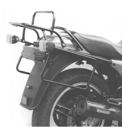 Portapacchi e telai laterali Hepco & Becker neri per Kawasaki ZX 750GP 83-84- Saldi