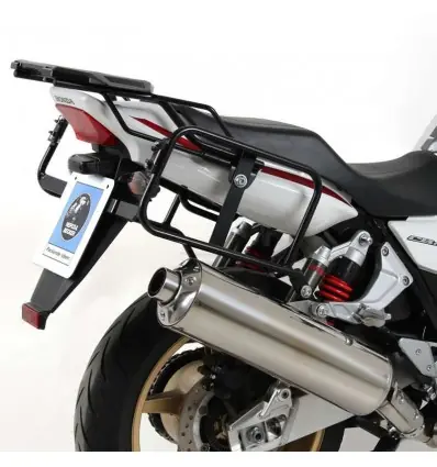 Coppia telai laterali neri Hepco & Becker Lock It per Honda CB 1300 dal 2010- Professionale