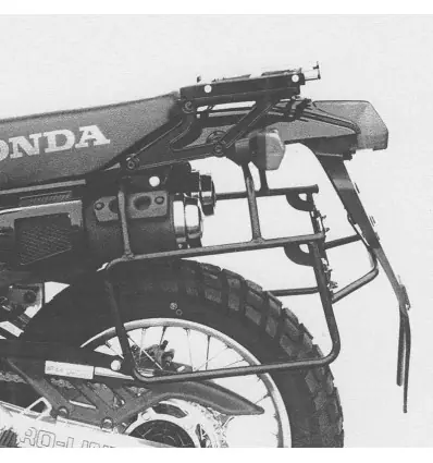 Telai laterali neri Hepco & Becker per Honda NX 650 Dominator 88-91- Prezzo Basso