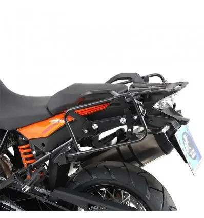 Coppia telai laterali neri Hepco & Becker Lock It per KTM 1190 Adventure/R dal 2013 simmetrici- Prezzo Di Fabbrica