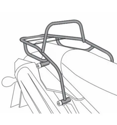 Prezzo Conveniente Portapacchi Hepco & Becker Rear Rack per Yamaha XT660X e XT660R 04-06-