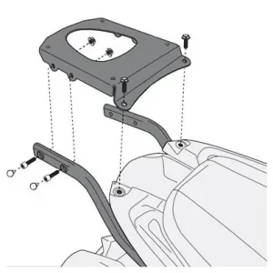 Portapacchi Givi Monokey per Triumph Tiger Sport 1050- Ultima Occasione