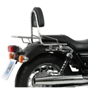 Schienalino Hepco & Becker con portapacchi per Honda VT750 S e VT750 RS cromato- Occasione Imperdibile