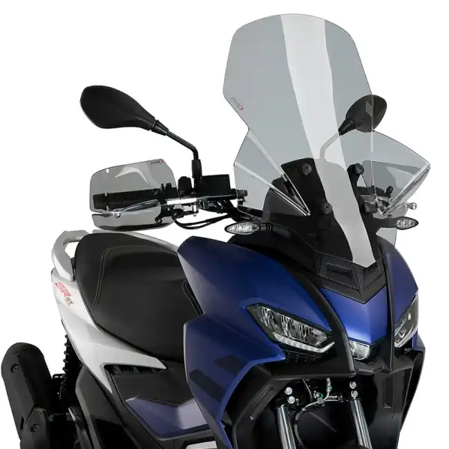 Compra Adesso Parabrezza Puig V-Tech Line Touring per Aprilia SR GT 125 e 200 fume chiaro-