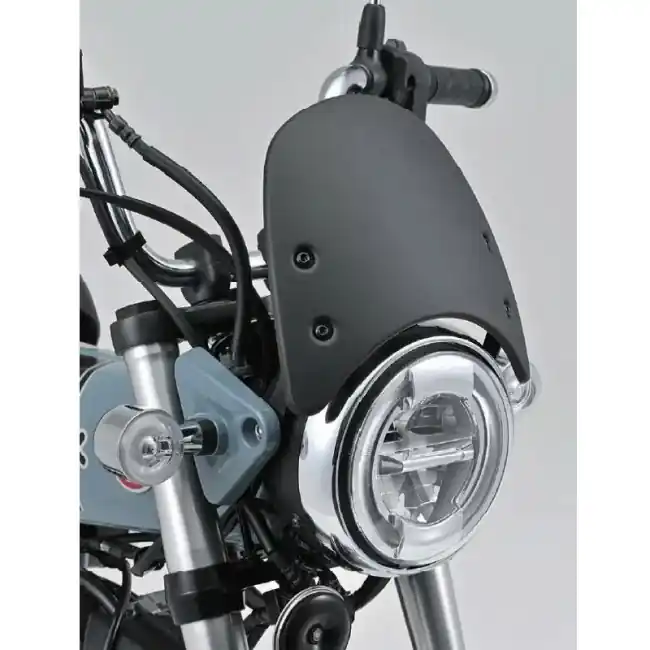 Cupolino in alluminio nero Daytona per Honda Monkey 125- Saldi