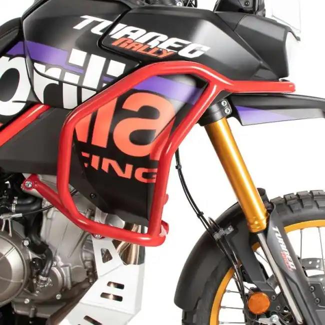 Paraserbatoio rosso Hepco & Becker per Aprilia Tuareg 660 dal 2025- Popolare