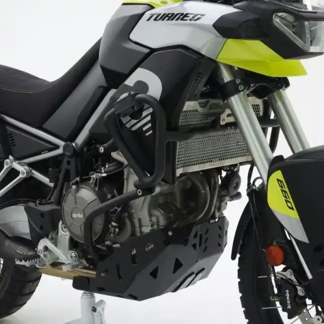 Paraserbatoio Isotta per Aprilia Tuareg 660 dal 2022 nero testurizzato- Economico