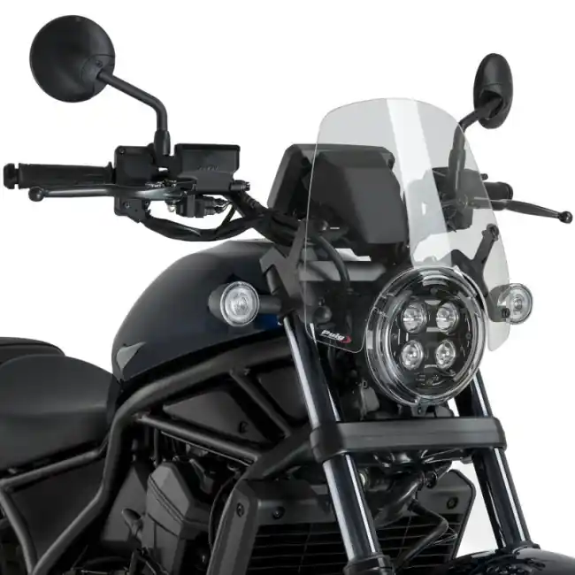 Nuova Collezione Cupolino Puig N.G. Sport per Honda CMX 1100 Rebel dal 2021 trasparente-