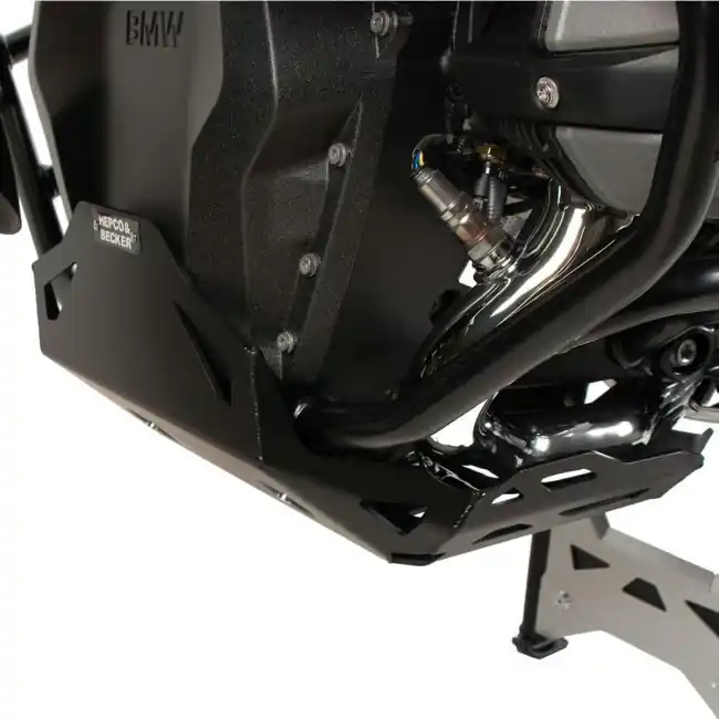 Paracoppa Hepco & Becker in alluminio nero per BMW R1300 GS dal 2024- Prezzo Scontato