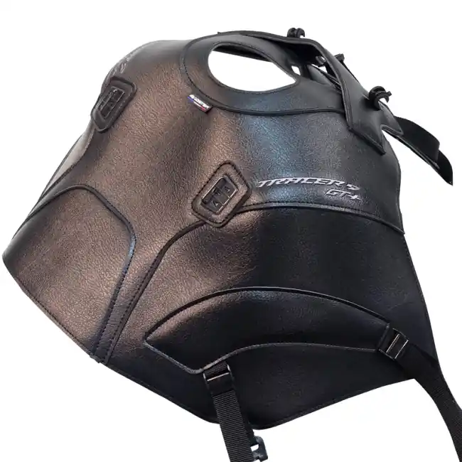 Copriserbatoio Bagster per Yamaha Tracer GT+ dal 2021 in similpelle nero- Nuova Collezione