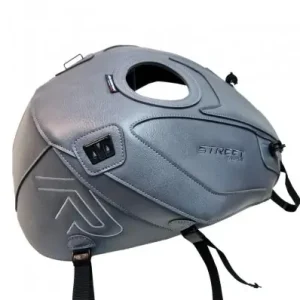 Sconto Copriserbatoio Bagster per Triumoh Street Triple 765 dal 2023 in similpelle grigio acciaio-