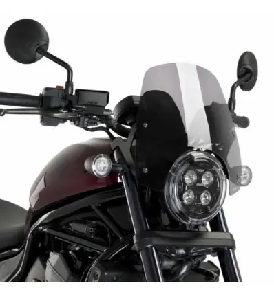 Scelto Dai Clienti Cupolino Puig Naked per Honda CMX 1100 Rebel fume chiaro-