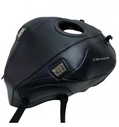 Professionale Copriserbatoio Bagster per Honda CB 500 F dal 2019 in similpelle nero opaco-