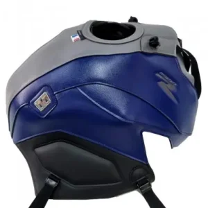 Offerta Speciale Copriserbatoio Bagster per BMW F900 R 20-24 in similpelle nero, acciaio e blu-