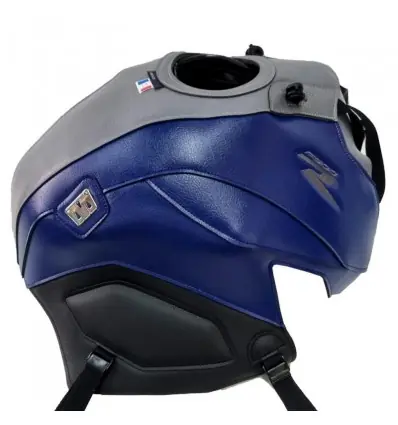 Offerta Speciale Copriserbatoio Bagster per BMW F900 R 20-24 in similpelle nero, acciaio e blu-