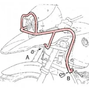 Compra Online Paraserbatoio nero Hepco & Becker per BMW R1150 GS-