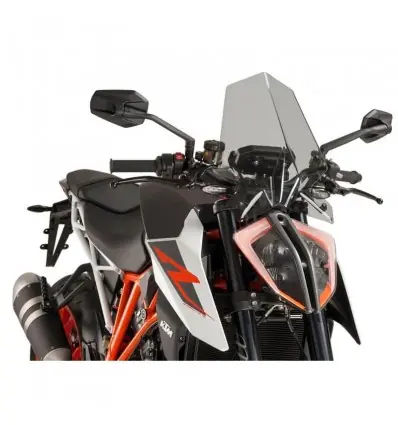 Popolare Cupolino Puig Naked fume chiaro per KTM 1290 Superduke R 17-19-