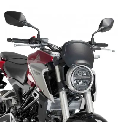 Saldi Cupolino Puig nero opaco per Honda CB 125R e CB 300R-