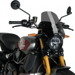 Compra Online Cupolino Puig Touring fumè scuro per Indian FTR 1200/S dal 2019-