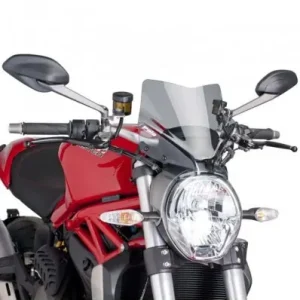 Cupolino Puig Naked Sport fumè chiaro per Ducati Monster Varie cilindrate- Prezzo Scontato