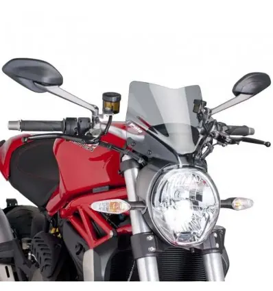 Cupolino Puig Naked Sport fumè chiaro per Ducati Monster Varie cilindrate- Prezzo Scontato