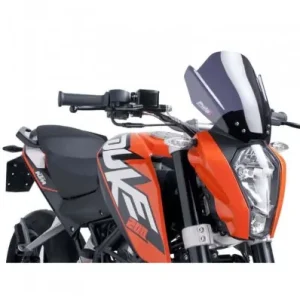 Cupolino Puig Naked fumè scuro per KTM Duke 125, 200 e 390 fino al 2016- Offerta Limitata