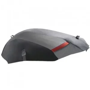 Copriserbatoio Bagster per BMW S1000RR fino 2014 in similpelle nero opaco, grigio e rosso- Offerta Del Giorno