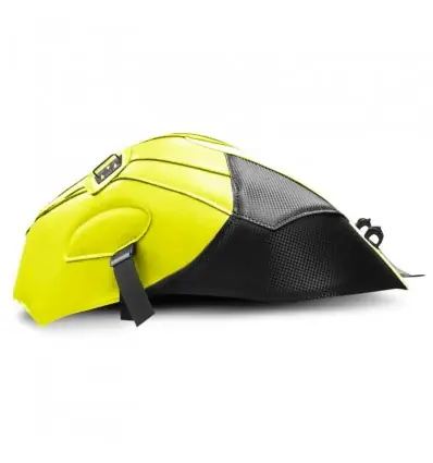 Ultime Pezzi Copriserbatoio Bagster per BMW S1000RR fino 2014 in similpelle giallo e carbon look-