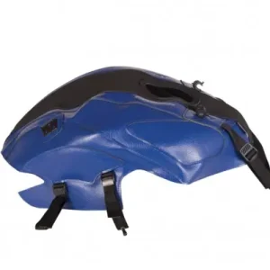 Copriserbatoio Bagster per Yamaha MT125 in similpelle nero e blu baltico- Acquista Ora