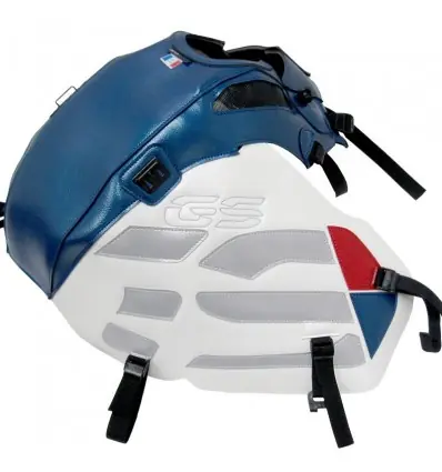 Copriserbatoio Bagster per BMW R1250GS Adventure bianco, azzurro e argento- Promozione