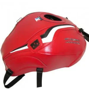 Copriserbatoio Bagster per Honda CBR 500 R dal 2019 in similpelle rosso, nero e bianco- Professionale