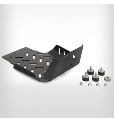 Protezione Wunderlich in alluminio per motore BMW G310 GS e G310 R-Argento Ultimissimo Modello