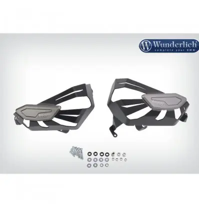 Acquista Ora Protezioni testate Wunderlich Extreme per BMW R1200GS, R1200R...-Argento