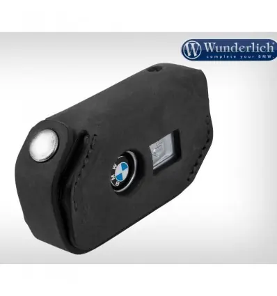 Custodia Wunderlich per chiave BMW Keyless in pelle-Marrone Ultima Occasione