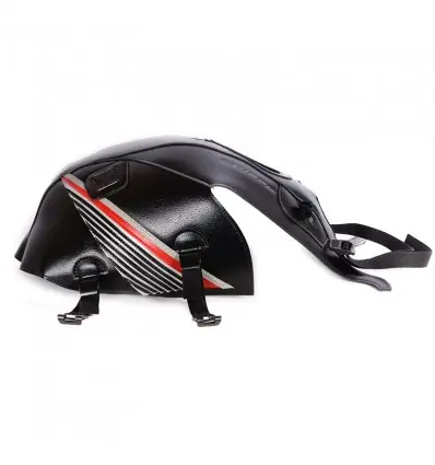Spedito Oggi Copriserbatoio Bagster in similpelle nero rosso e grigio per Honda CB 125 F dal 2015-