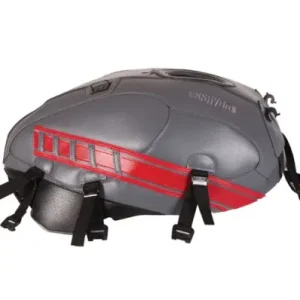 Copriserbatoio Bagster per Yamaha XSR 900 16-21 in similpelle piombo, neroe rosso- Compra Online