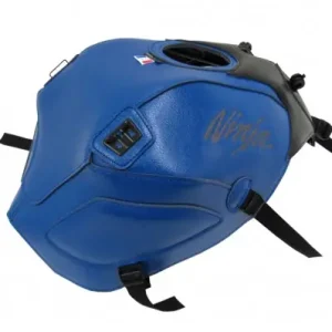 Copriserbatoio Bagster per Kawasaki Z650 Ninja dal 2017 in similpelle blu e nero- Super Prezzo