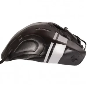 Copriserbatoio Bagster per Honda CB1100 EX e RS in similpelle nero e argento- Must-Have