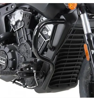 Paramotore Hepco & Becker nero per Indian Scout Bobber dal 2017- Reso Gratuito
