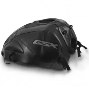 Di Tendenza Copriserbatoio Bagster per Suzuki GSX 1400 in similpelle nero-