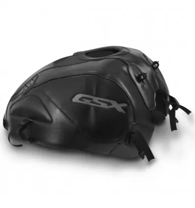 Di Tendenza Copriserbatoio Bagster per Suzuki GSX 1400 in similpelle nero-