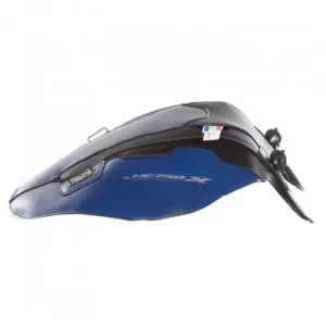 Promozione Copriserbatoio Bagster per Honda NC 750X dal 2016 in similpelle blu perlato e nero opaco-